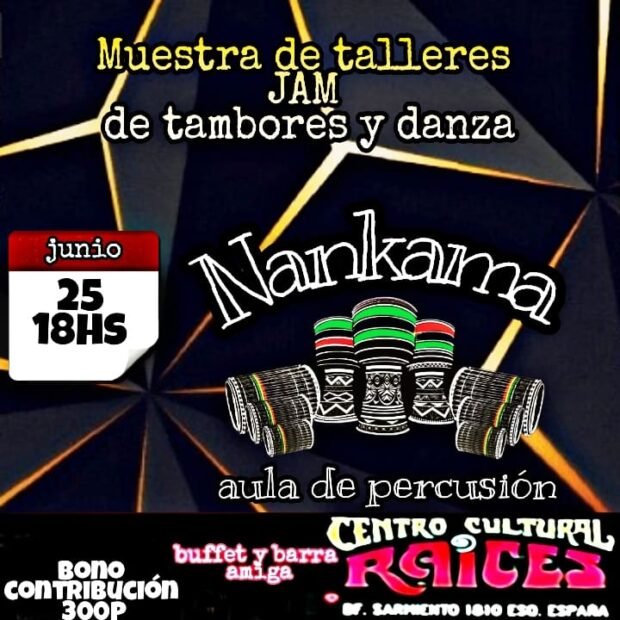 Muestra de talleres JAM, de tambores y danza